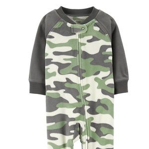 Baby Boy Carter's Camo Fleece Sleep & Play size 0-3